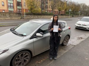 passed first time from m&m driving school glasgow