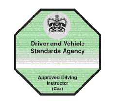 approved driving instructor badge