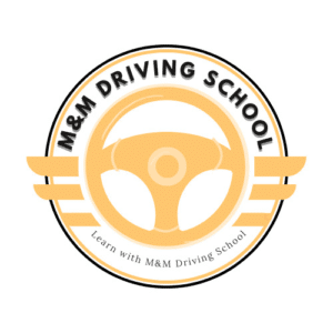 logo of m&m driving school